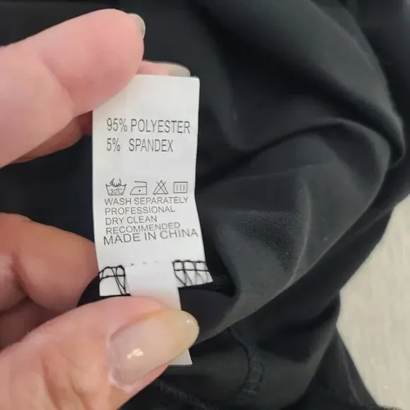 Taylor Swift Showgirl vibes black dress fringe Size XL flapper Shake it off - Picture 6 of 7